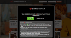 Desktop Screenshot of eroticka-zoznamka.sk
